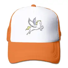 Унисекс Кепка Пегаса клипарт для мужчин и женщин Регулируемая сетчатая Кепка новейшая Кепка для Крикета