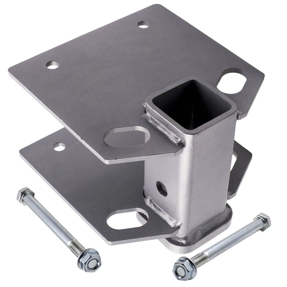 RV Bumper 4x4 Inch Square Tube Trailer Hitch Receiver Extension Mount
