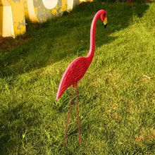 Пластиковые фламинго орнамент балкон газон искусство сад украшения фламинго газон декоративные статуэтки Свадьба для двора