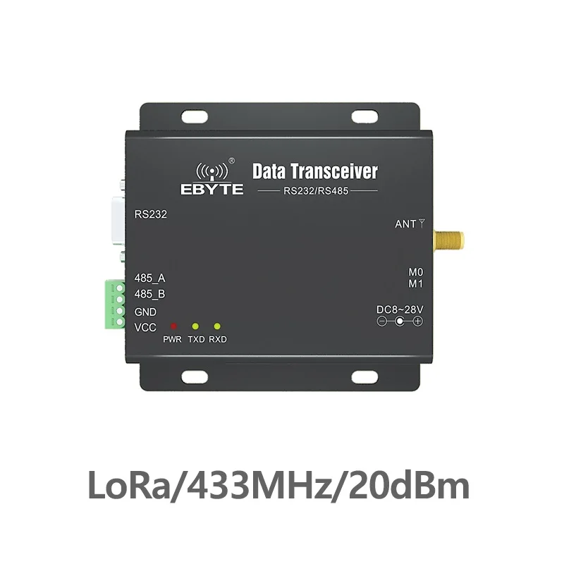 E32-DTU-433L20 Lora Дальний диапазон RS232 RS485 SX1278 433 МГц 100 мВт беспроводной приемопередатчик 433 мгц приемник радиочастотный модуль E32-DTU-433L20 Lora Дальний диапазон RS232 RS485 SX1278 433 МГц 100 мВт беспроводной приемопередатчик 433 мгц приемник радиочастотный модуль