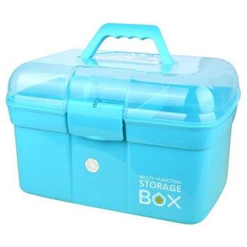 

Medicine Box Portable First-Aid Case Multi-Function Medicine Cabinet Double Layer Home Medicine Storage Box (31x20x20cm)