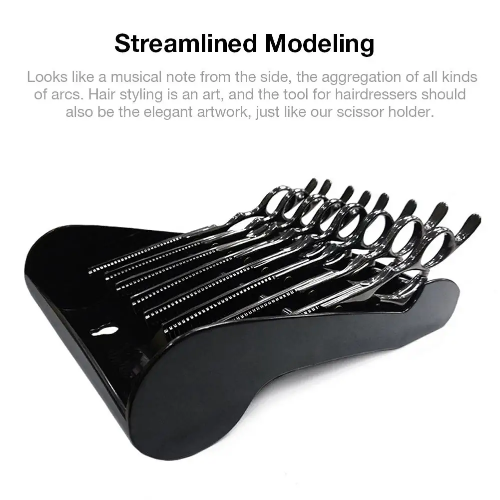 Hair Salon Shear Holder For Stylist Hair Cutting Scissors Rack Professional Barber Shop Scissors Organizer Scissors Storage Tray