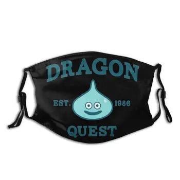 

Rock And Roll Dragon Quest Slime Filters Inside Reusable Face Mask Respirator Muffle Anti Bacterial Dust Protection Cover