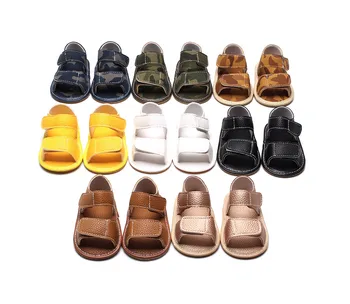 

Newborn Toddler Infant Baby Girls Boys Leather Camouflage Sandals Summer Soft Flat Shoes Casual kids shoes детская обувь New