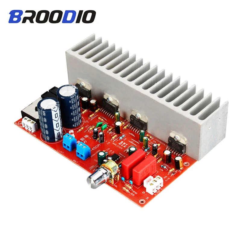 

TDA7294 High Power Audio Amplifier Board 2*200W 2.0 Channel HiFi Stereo Sound Amplifiers Dual AC24-28V DIY Amp For Home Speaker