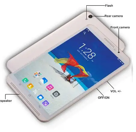 Оригинальный 8 дюймовый планшетный ПК с системой андроида и 9 0 Octa Core 6 + 64 ГБ 1280*800 ips