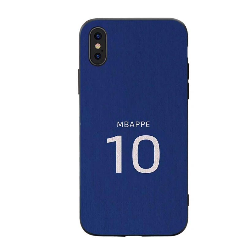 RKQ Футбольная звезда Mbappe Джерси Мягкий силиконовый чехол для телефона для iPhone 5S, SE 6 6S 7 8 Plus X XS XR 11 Pro Max TPU чехол - Цвет: A1047