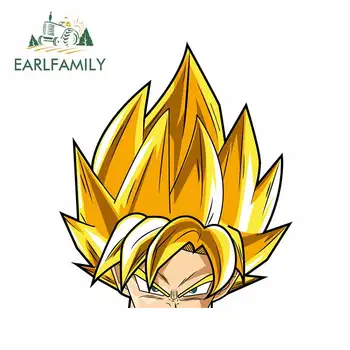 

EARLFAMILY 13cm x 11.4cm for Dragon Ball Motorcycle Stickers Vinyl Car Sticker Suitable for SUV Waterproof Windows