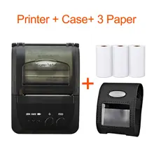 Mini imprimante de tickets de caisse thermique, 58mm, Bluetooth, pour téléphone Portable, Android, iOS