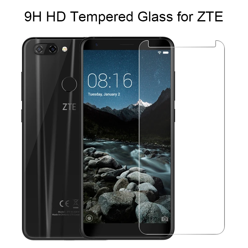 Твердое стекло для ZTE Blade A110 A410 A452 A460 A512 A520 закаленное L110 A601 A610 A711 A910 9H на V580