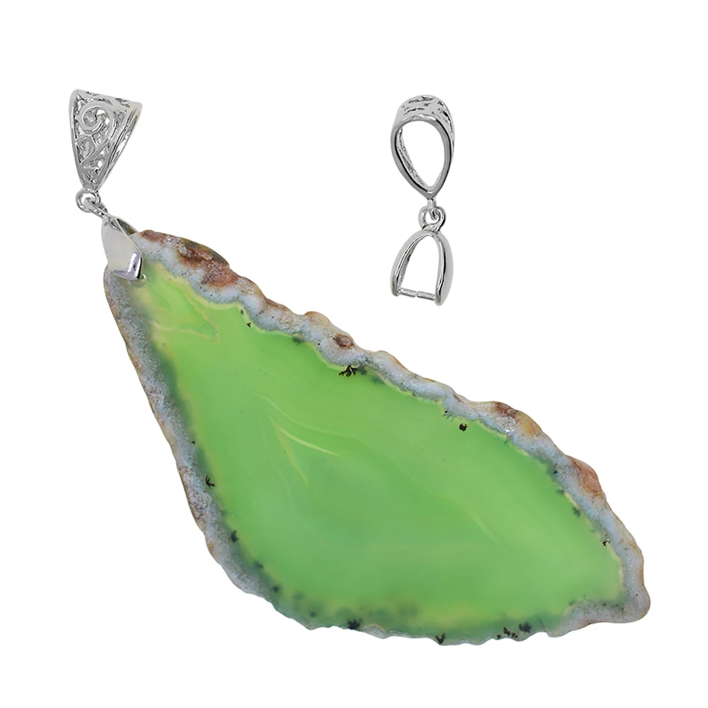 10 pcs Filigree Flower Brass Clip Pinch Bails .26x9x7mm for Crystals Pendants Jewelry Findings with Filigree Flower Connector