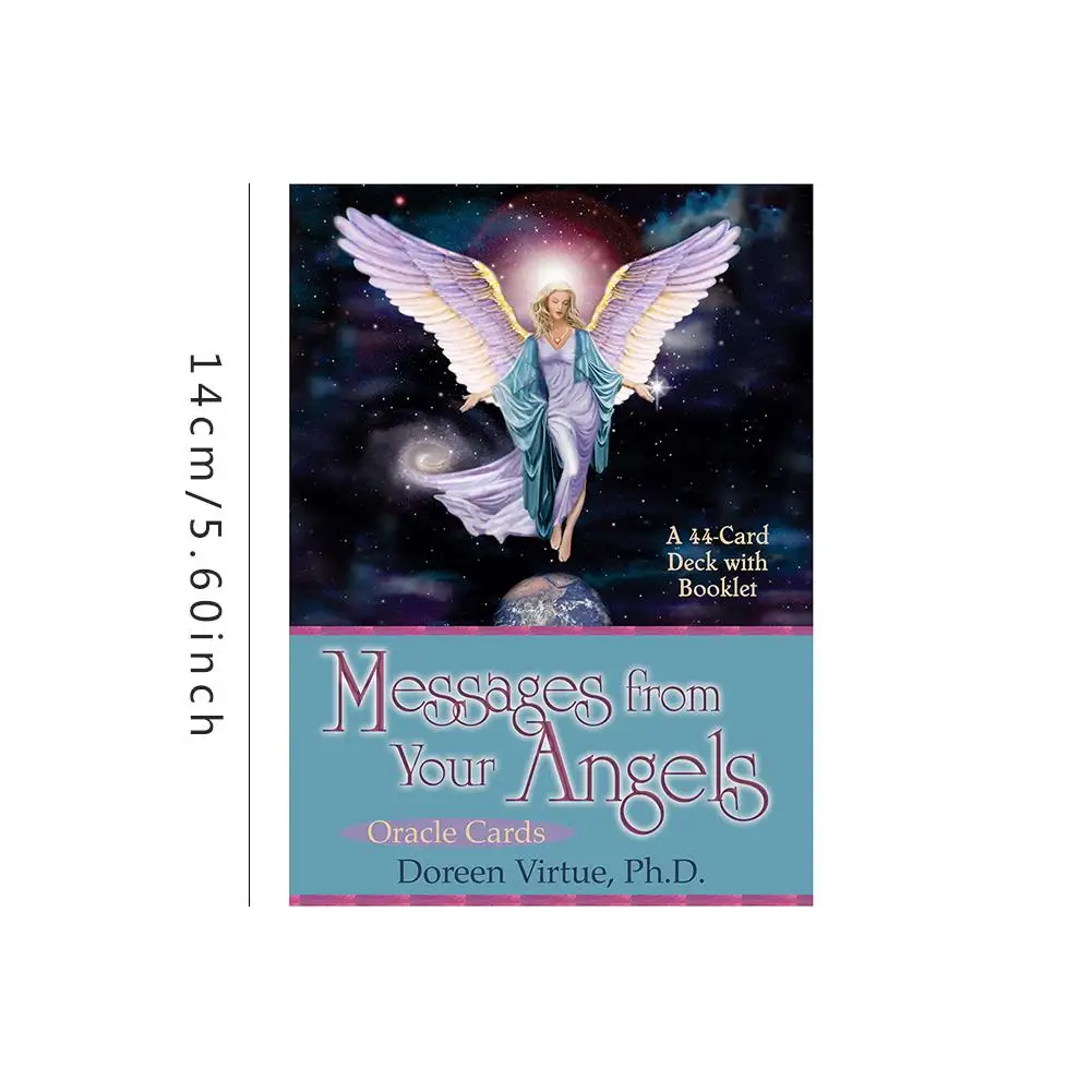 Новые 44 шт. Oracle Tarot карты сообщения от ваших ангелов что ваши ангелы карты настольная игра для семьи Вечерние игры