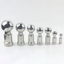 3/8 "1/2" 3/4 "1"-2 "BSPP Женский роторный распылитель Чистящая канистра SUS 304 нержавеющая сталь для резервуара CIP для домашнего пивоварения