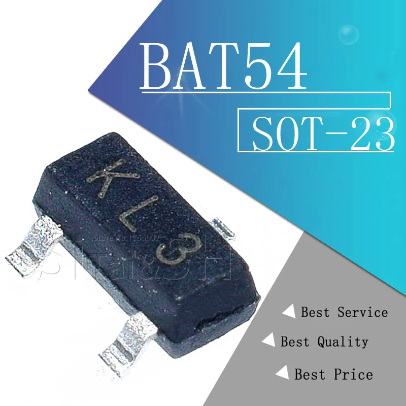 100S SOT-23 KL3 BAT54 BAT54C выпрямители Schottky 30 В 200 мА новый оригинальный | Электронные
