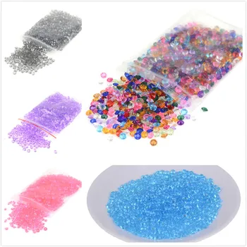

1000pcs/lot Diamond Confetti Artificial Crystal Wedding Table Scatter Bridal Shower Party Decoration 4mm