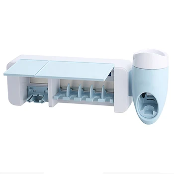 

UV Light Ultraviolet Toothbrush 2 in 1 Sterilizer Toothbrush Holder Automatic Toothpaste Squeezers Dispenser Home Bathroom Set U
