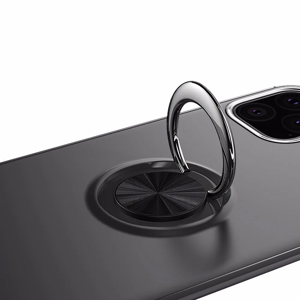 100 шт. чехол для телефона Apple iPhone 11 Pro Max XS XR X 8 7 6 6S Plus SE 5 5S металлическое кольцо-держатель для пальца сверхмощный мягкий чехол