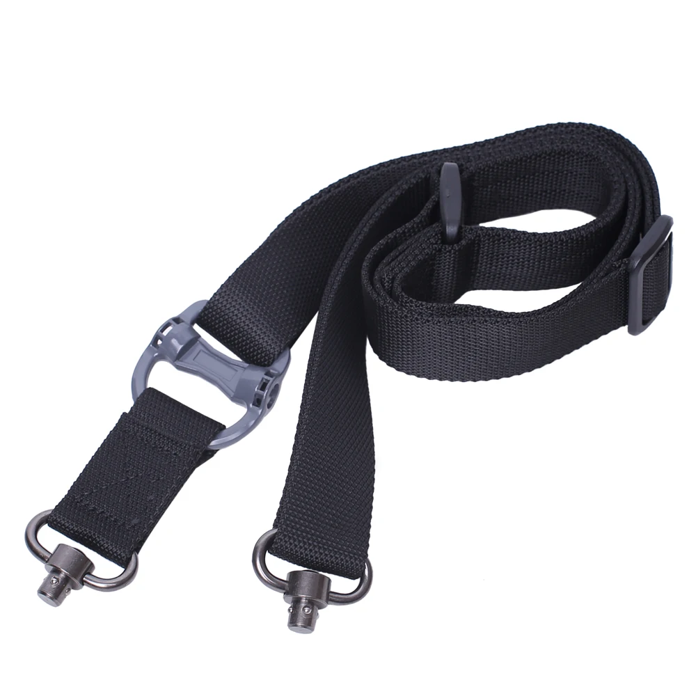 

Dual QD Sling Military Tactical Safety Two Point Rifle Slings Adjustable Strap for Hunting