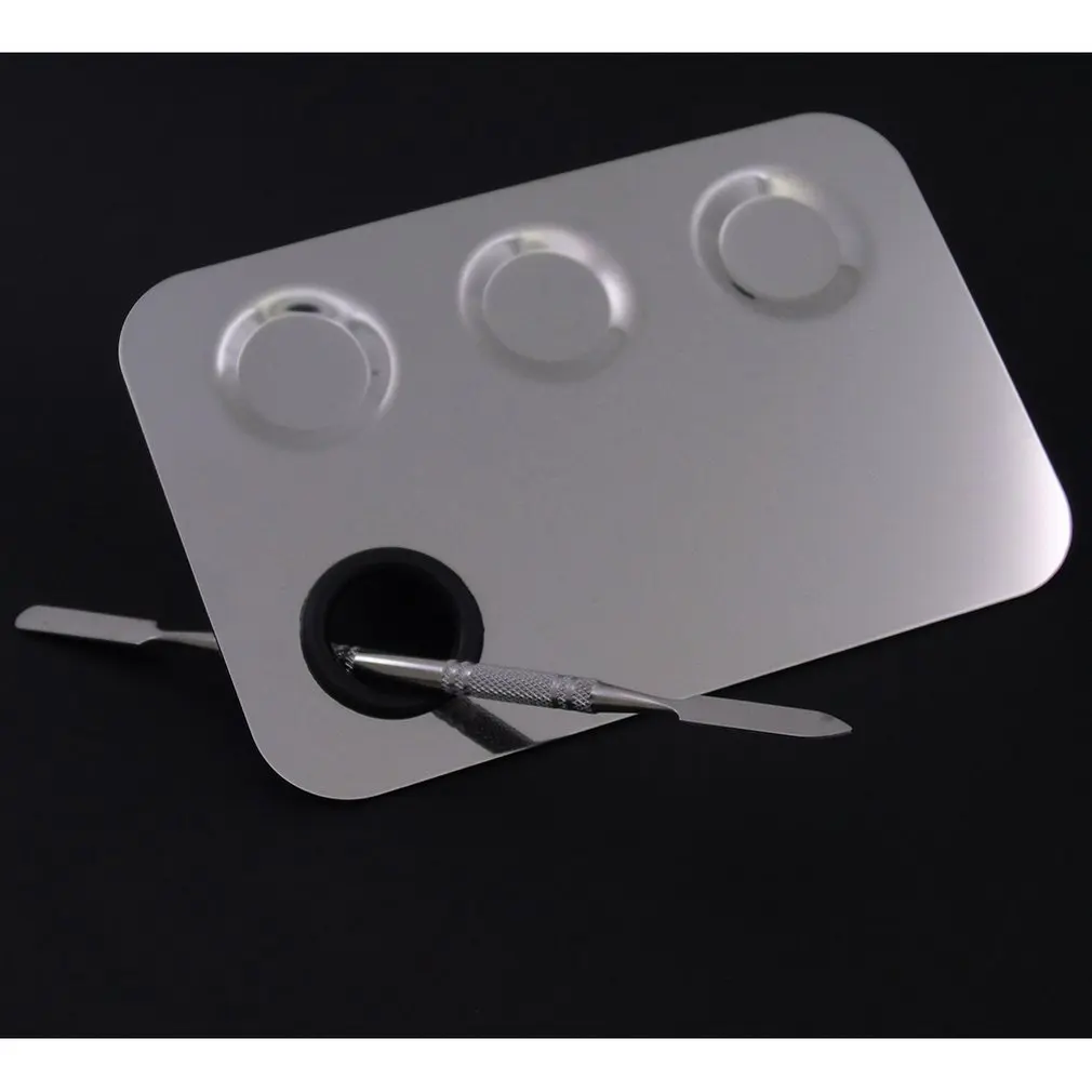 High Quality Palette Stainless Steel Palette With Toner Bar Palette Toner Bar Scrub Bag 3 concave 4