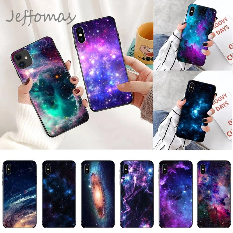 Fantasy space for galaxy Phone Case for iPhone 11 12 pro XS MAX 8 7 6 6S Plus X 5S SE 2020 XR iphone 7 cover