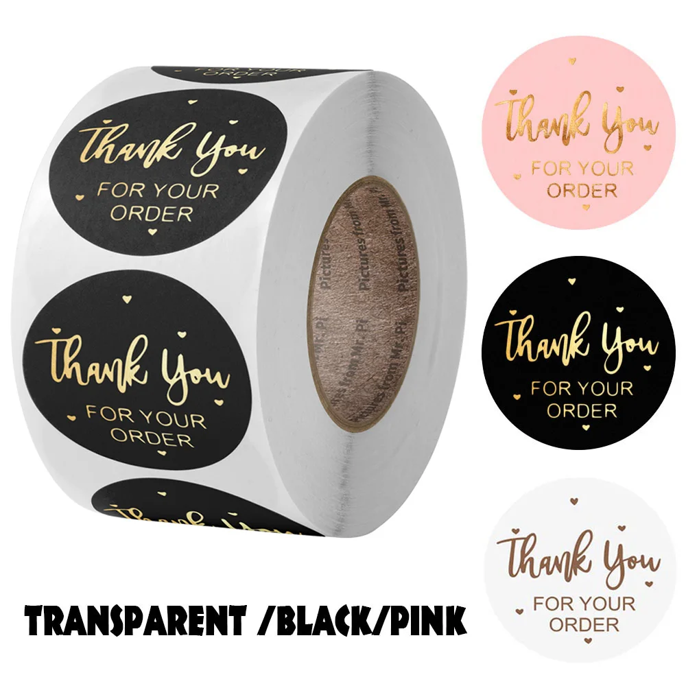 thank you for your ordersticker for envelope sealing