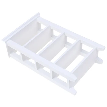 

1Pc Shelf White 1/12 Dollhouse Miniature Furniture Wooden Study Accs for Dolls Bedroom Kids Children Pretend Play Toys