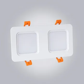 

White Double COB Led Downlight Ceiling Spot Light 12W 18W 24W AC85-265V Ceiling Recessed Lights Indoor Lighting