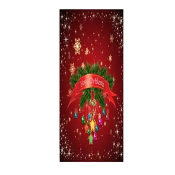 

1pc Christmas Wall Sticker Festive Creative Cute Wallpaper Art Sticker Wall Mural for Living Room Kindergarten Bedroom