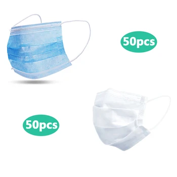 

Daily Use 100PCS Mouth Mask Disposable High Capacity Packing Waterproof Face Mask