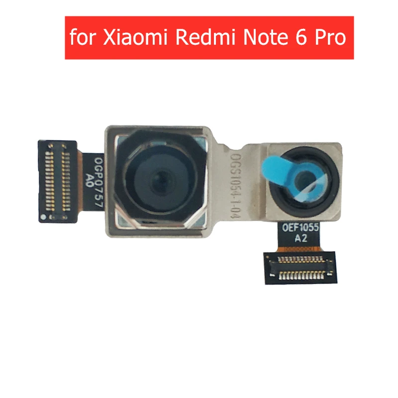 

for Xiaomi Redmi Note 6 Pro Back Camera Main Facing Module Big Rear Camera Module Flex Cable 12MP Repair Spare Parts