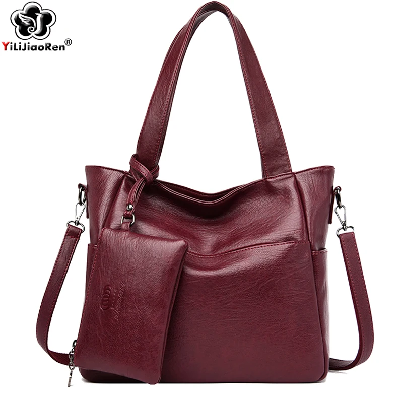 

Luxury Handbags Women Bags Designer High Quality Leather Tote Bags for Women New Elegant Shoulder Bag Women Bolso Mujer SAC 2019