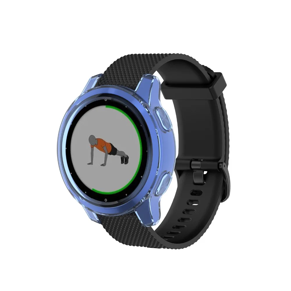Резиновый чехол защитный чехол для Garmin Vivoactives Смарт-часы Чехлы для Garmin Vivoactive 4S защитный чехол