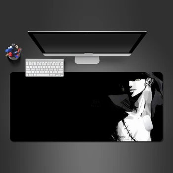 

Black Hand Painted Cool Animation Mousepad High Quality Rubber Washable Large Table Mat Advanced Computer Games Animation Pads