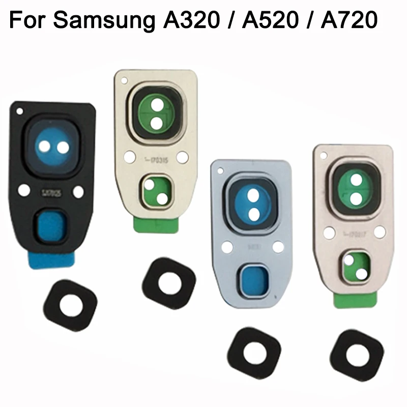 A520 чехол для батареи для samsung Galaxy A320 A520 A720 задняя крышка+ средняя рамка+ передняя стеклянная внешняя панель+ корпус для камеры