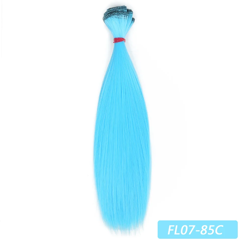 Allaosify 1 шт. 15 см* 100 см и 25 см* 100 см куклы BJD волосы DIY синтетические волокна Прямые DIY парик для кукол