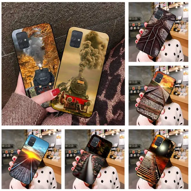 NBDRUICAI железнодорожный рельс солнечного света мягкий чехол для мобильного