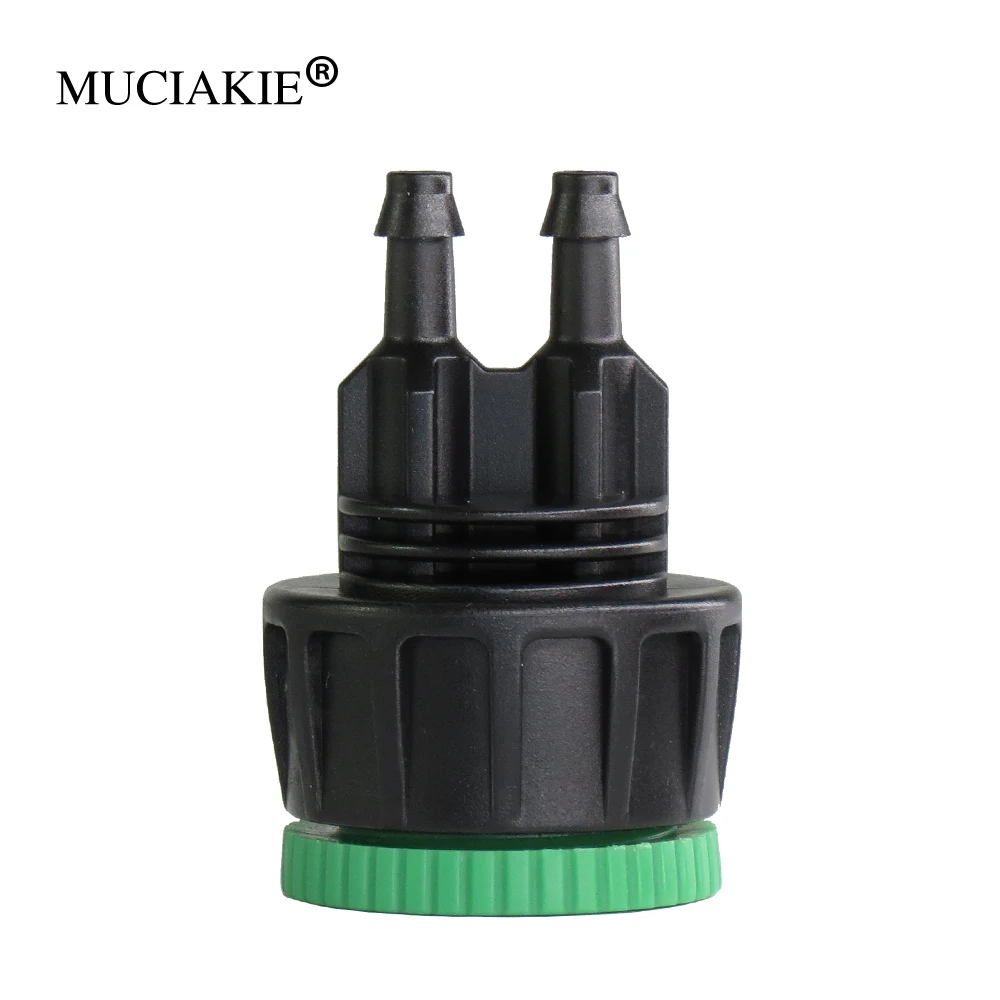 MUCIAKIE 4 шт. садовый кран 1/2 дюйма 3/4 внутренняя резьба на 1/4 Соединитель с двумя
