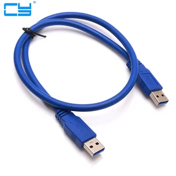 

Fast Speed USB 3.0 Type A Male to Type A Male Extension Cable 0.6M 1M USB Cable for Radiator Webcam Car MP3 Camera