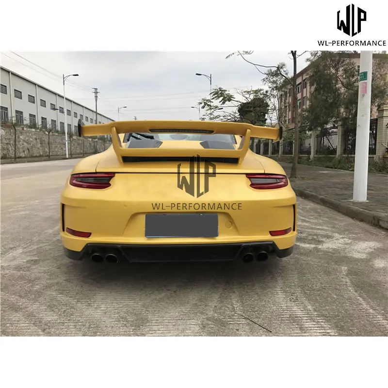 911 991,2 GT3 стиль автомобильный комплект кузова из углеродного волокна передний задний бампер для губ задний спойлер для автомобиля для Porsche 911 991,2 GT3 стиль