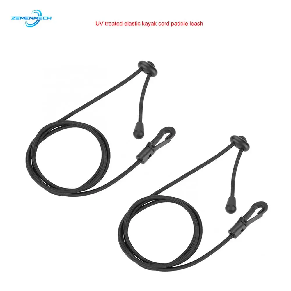1.2m Canoe Kayak Surfing Boat Paddle Leash Clip Safety Fishing Rod Tether Holder Lanyard Bungee Shock Cord Hook Tie Down Rope