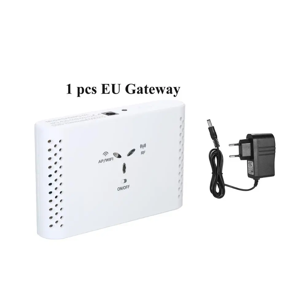 EU Gateway SEA801-APP Wifi термостат контроллер нагрева точный TRV термостатический умный радиатор клапан программируемый пульт дистанционного управления - Цвет: EU Gateway