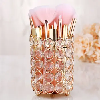 

Makeup Brush Holder Storage Organizer with 5 Layers Beads Crystal Beads box