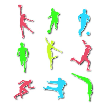 

SMVAUON Human Figure Sport Basketball wood moulds die cut Scrapbook handmade crafts Making Decor Supplies Dies Template
