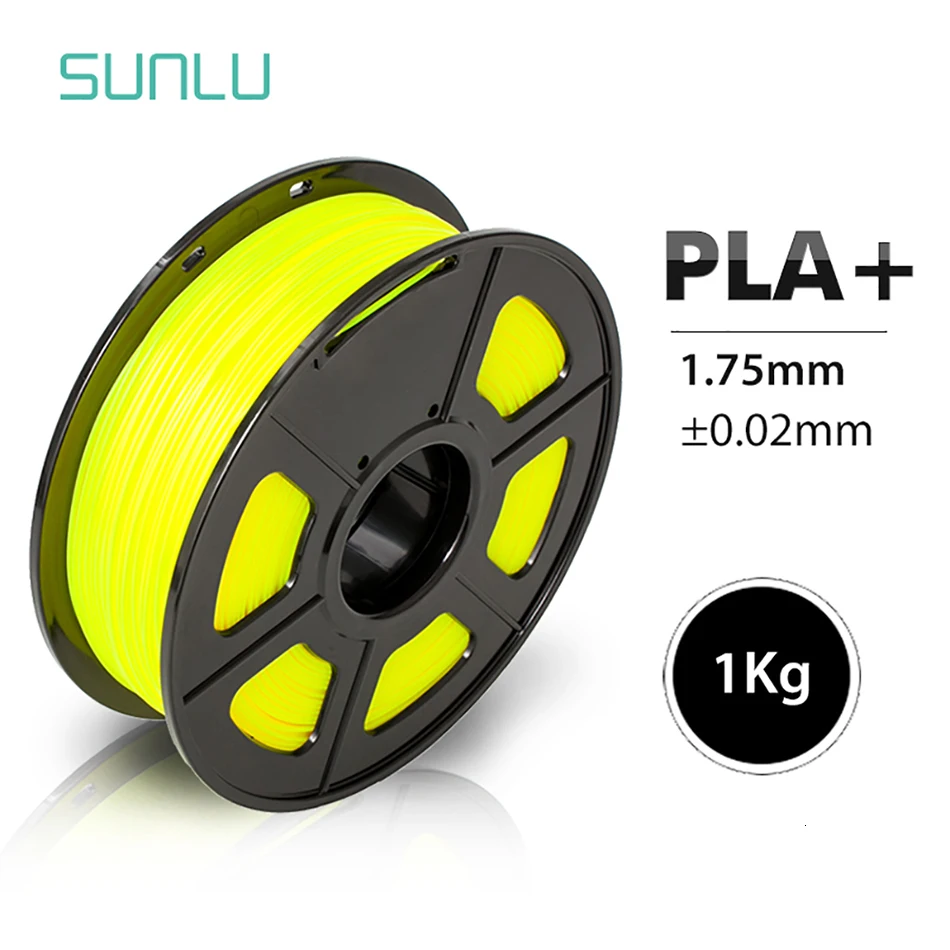 

SUNLU 1.75mm PLA Plus Filament 1KG For 3D Printer Dimension Accuracy +/-0.02mm 3D Filament Plastic PLA Consumable