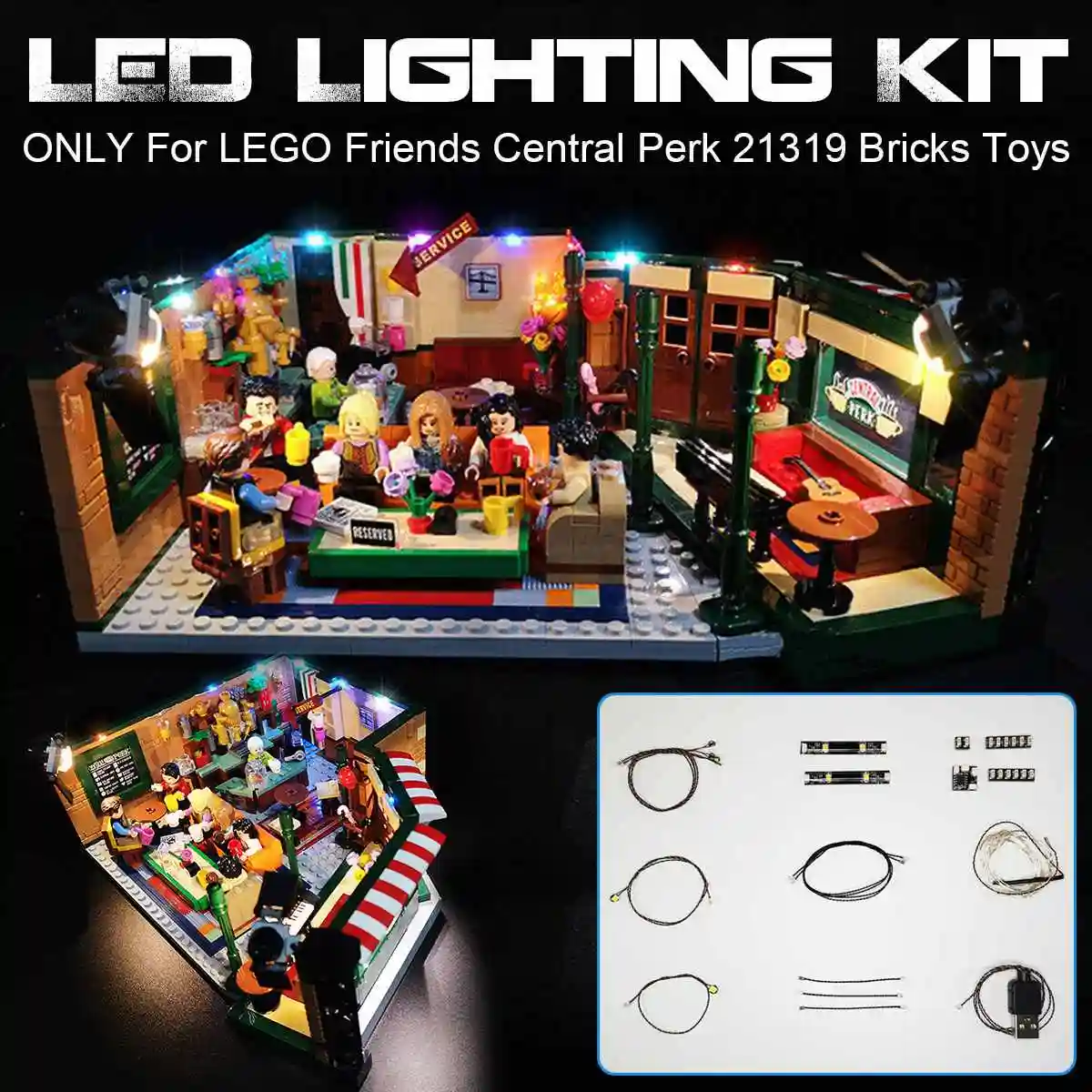 friends lego light set