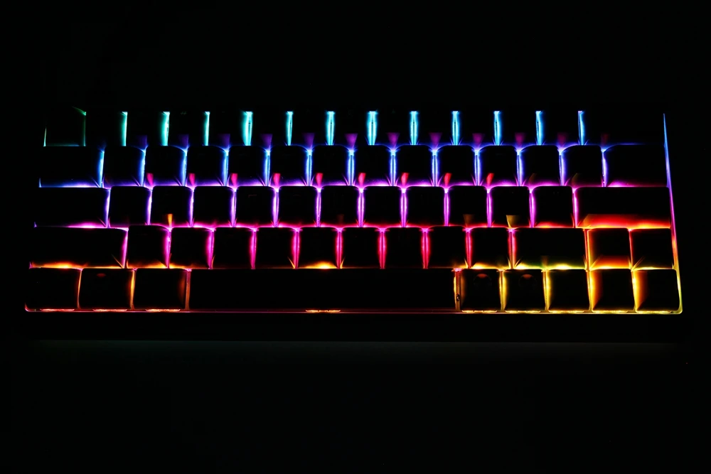 Underglow tipo c Quente Swappable Personalizado Teclado Mecânico Pcb Programado Qmk Firmware Completo Interruptor Bm60rgb Bm60 Rgb 60% Gh60 - Imagem 6