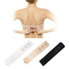10Pcs/lot 3 Row 1 Hooks Bra Extender Women Elastic Bra Extenders Strap Adjustable Intimates Accessories Nylon Clasp Extension