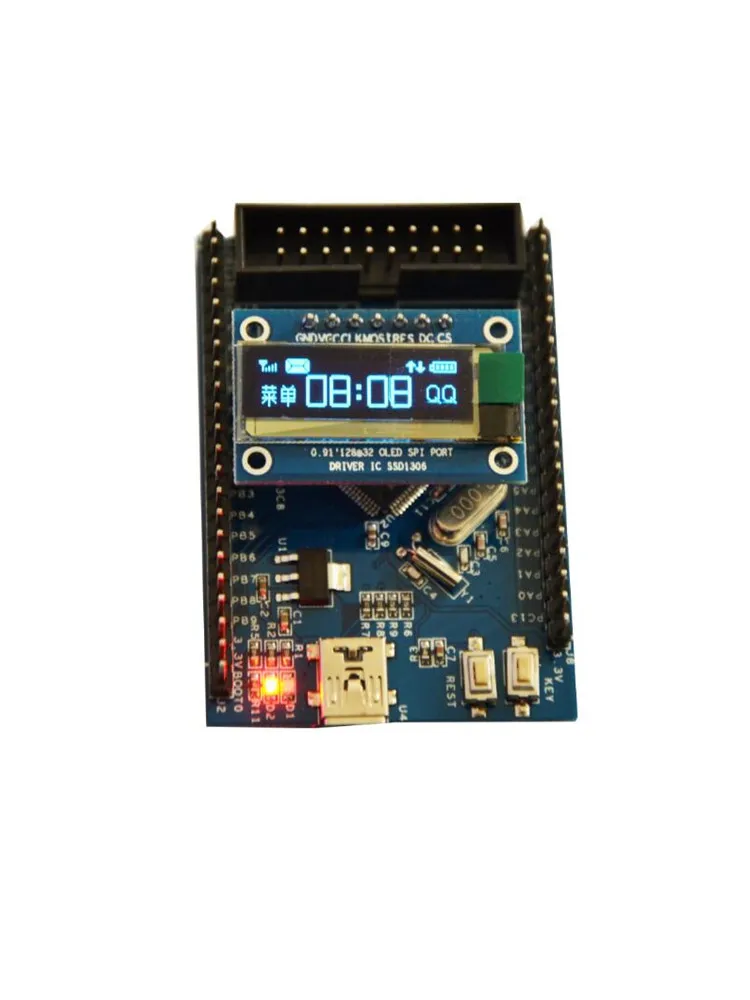 Taidacent Ultrasmall 0,91 дюймов белый синий цвет SPI IIC U8g2 Ssd1306 IP65 вертикальный экран для кодирования Stm32 igc дисплей