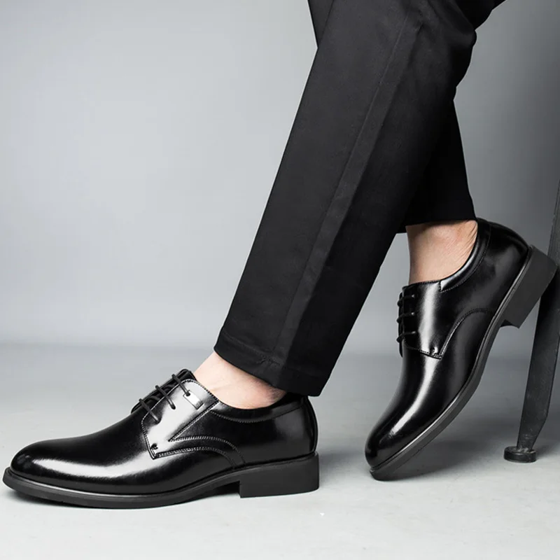 

2021 new men dress shoes high quality leather formal shoes men big size 38-48 oxford shoes for men fashion office shoes men