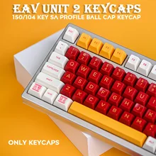 150/104 chave sa perfil sp keycap personalizado bola boné keycaps adequado para teclado mecânico 64 68 980
